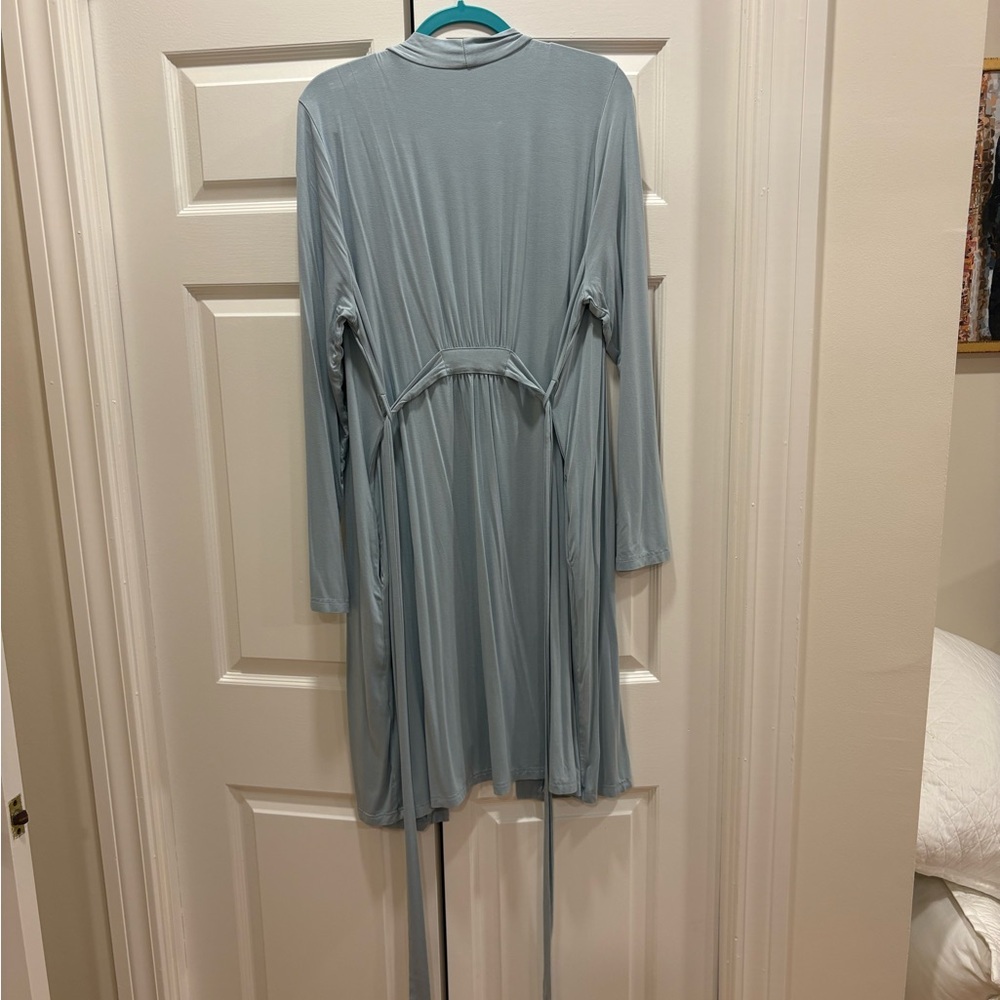 Light Blue Kyte Baby Robe - Picture 2 of 2